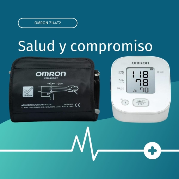 Tensiómetro Digital Automático De Brazo Omron Hem-7144t2 Color Blanco - Imagen 5