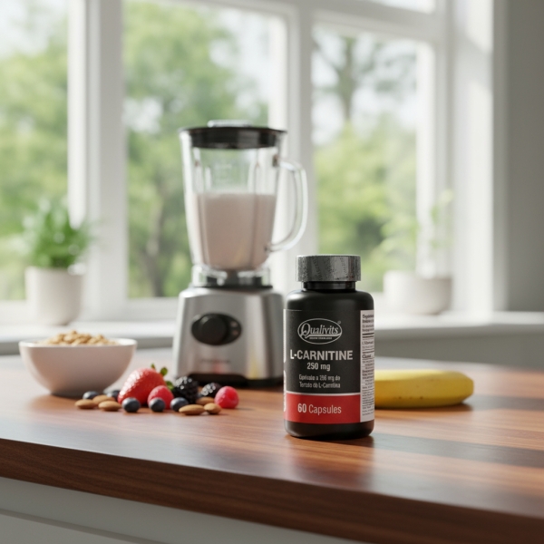Carnitine L 250mg 60 Cápsulas Qualivits - Imagen 3