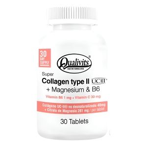 Qualivits Super Colágeno Tipo 2 + Magnesio Vitamina C Y B6