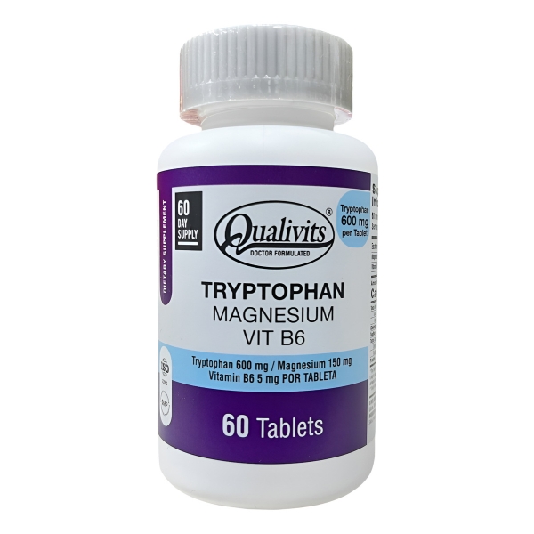 Qualivits Tryptophan Magnesium Vit B6 X 60