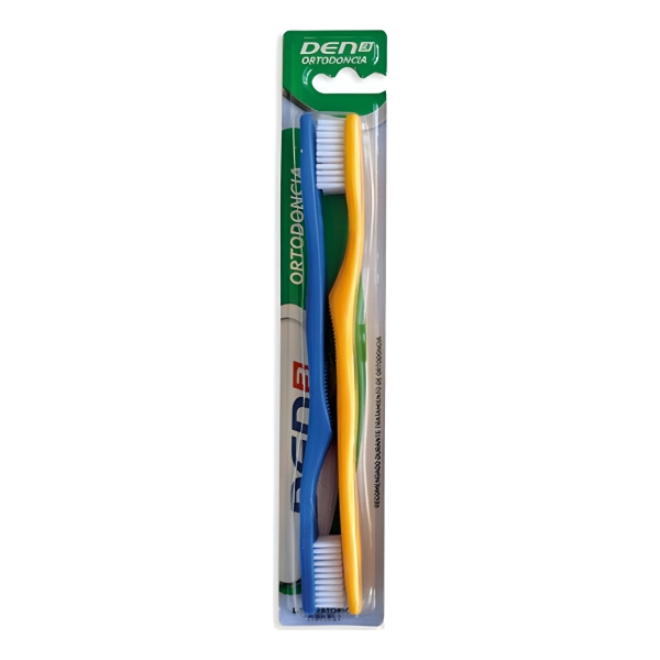 Cepillo De Dientes Den3 Duro Ortodencia 2 Unidades Sangar