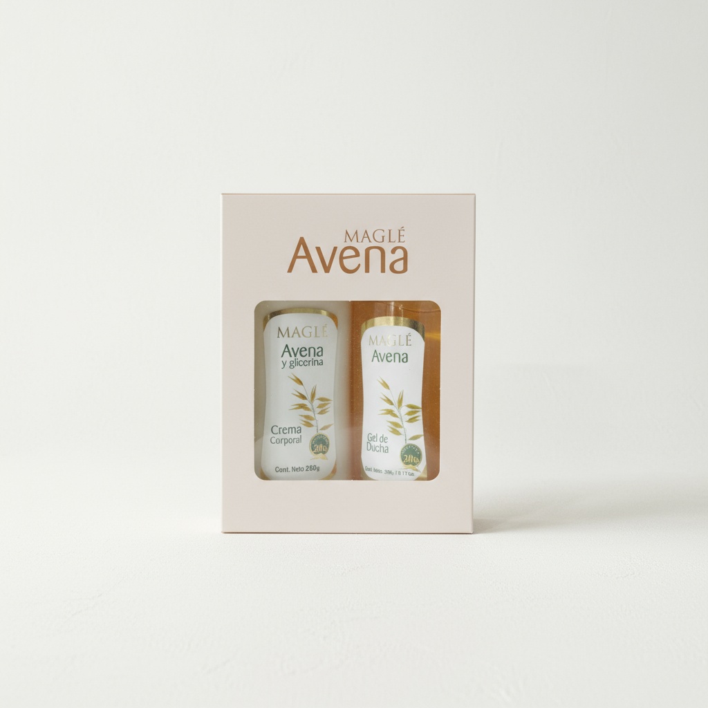 Kit Magle Avena Y Glicerina Crema Corporal + Gel Ducha - Imagen 3
