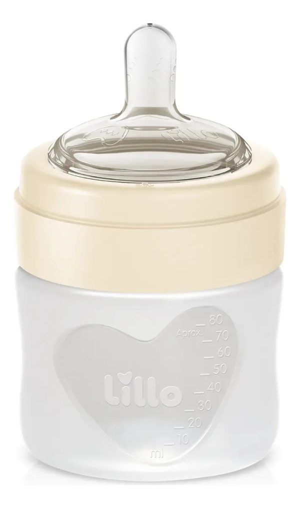 Mamadera De Silicona Recién Nacido 80ml Lillo Evolution - Imagen 2