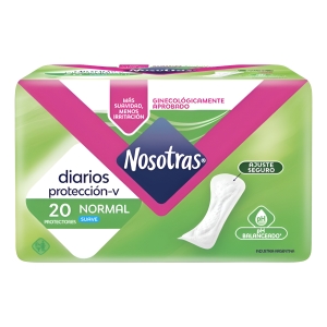 Protectores Diarios Nosotras Normal X20 Unidades