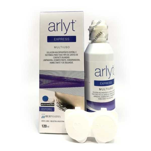 Solución Arlyt Express Multipropósito Lentes Blandas 120ml - Imagen 2