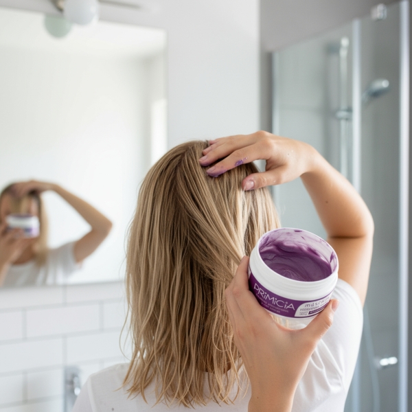 Mascara Matizadora Violeta Primicia Cabello Decolorado Canas - Imagen 3