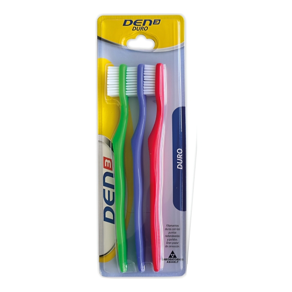 Cepillo De Dientes Den3 Duro 3 Unidades Sangar