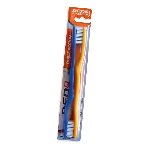 Den3 Cepillo Dental Doble Acción X 2 Sangar