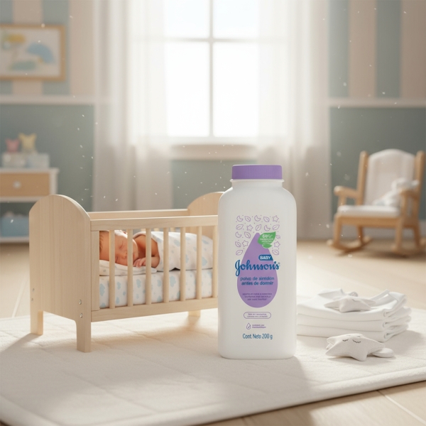 Talco Johnson Antes De Dormir 200 G - Imagen 2