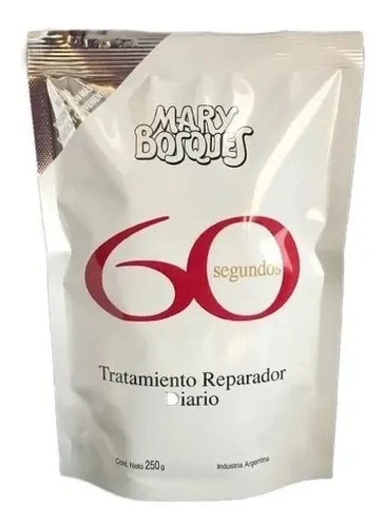 60 Segundos Tratamiento Reparador Diario Mary Bosques 250gr - Imagen 2