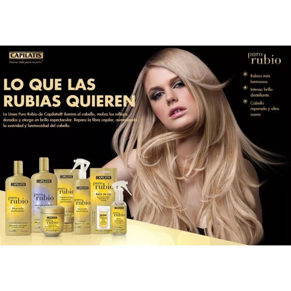 Capilatis Shampoo Puro Rubio 420 Ml - Imagen 4