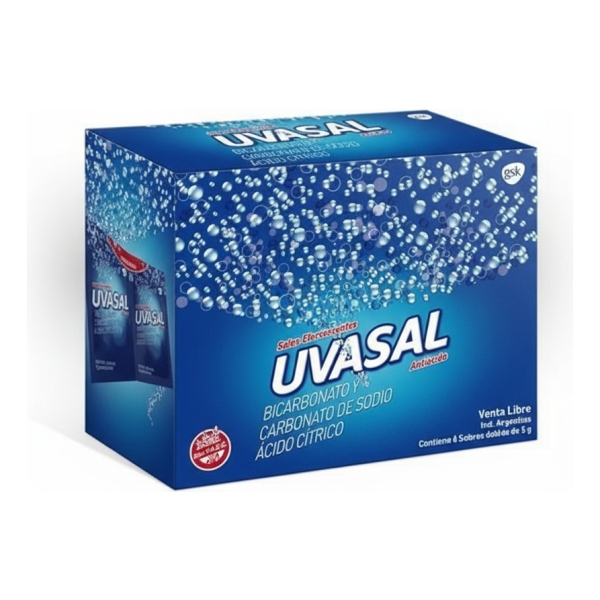 Uvasal 12 Sobres Antiacido Digestivo - Imagen 3