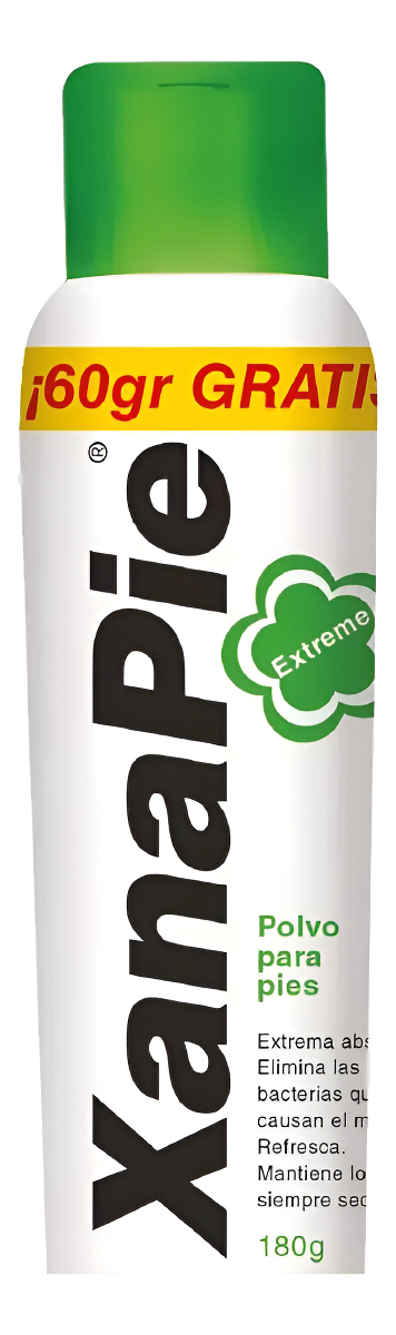 Talco Para Pies Xanapie Extreme 180 Gr