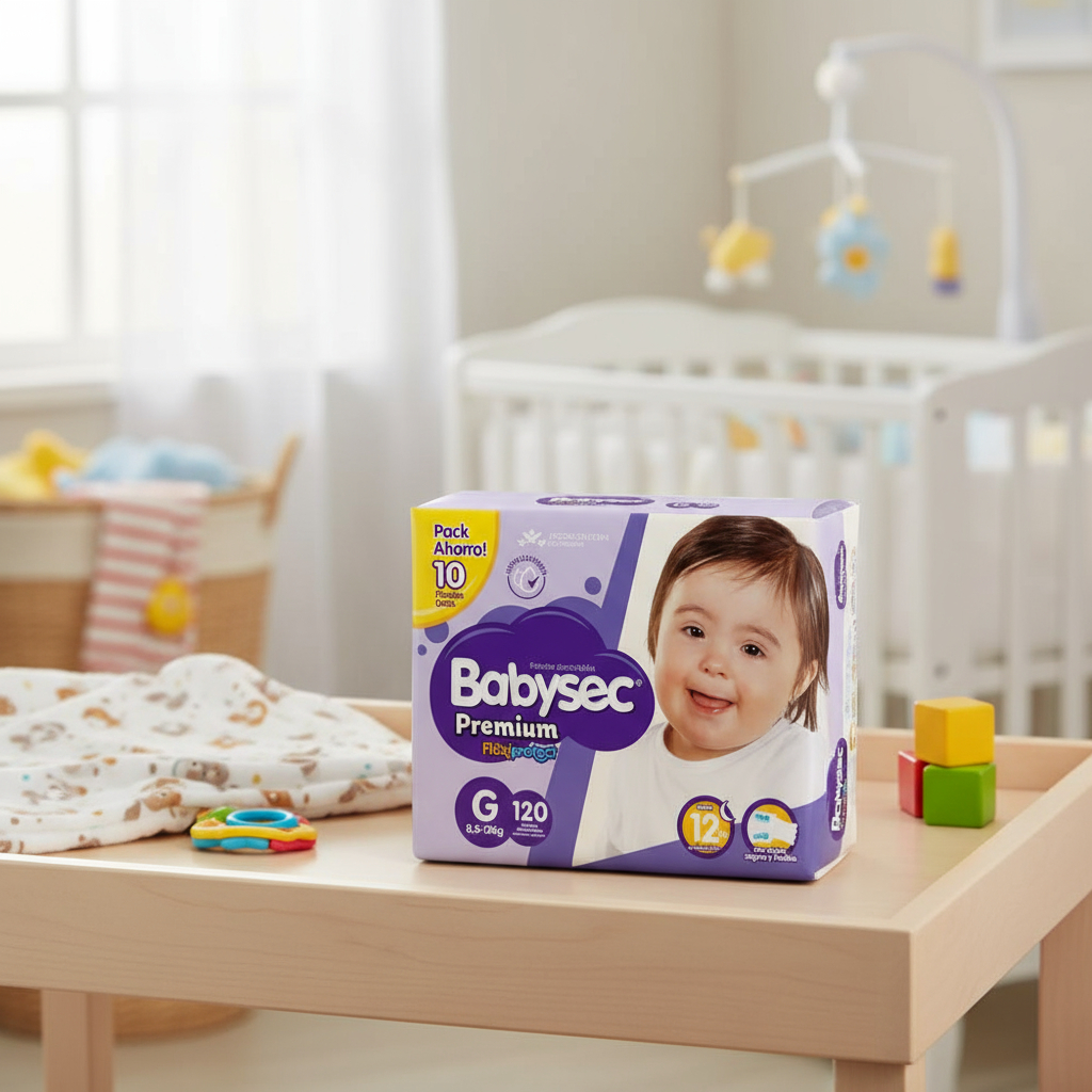 Babysec Premium Talle G 120 Unidades - Imagen 2