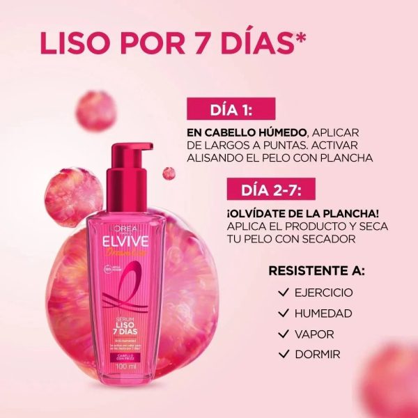 Sérum Capilar Elvive Dream Liso 100 Ml - Imagen 4