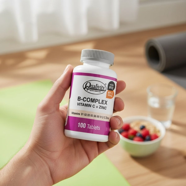 Qualivits B-complex Vitamina C + Zinc X 100 Tabletas - Imagen 3