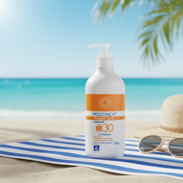 Protector Solar Fps 30 Medclinical 500g Envase Familiar - Imagen 2