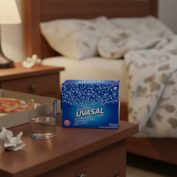 Uvasal 12 Sobres Antiacido Digestivo - Imagen 2