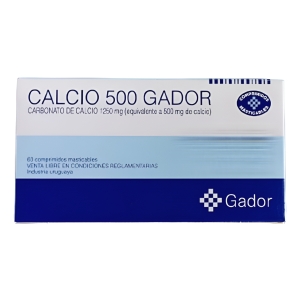 Calcio 500 Mg Masticables X 60 Comprimidos