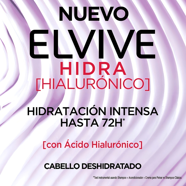 Shampoo Elvive Hidra Hialurónico X370ml - Imagen 3