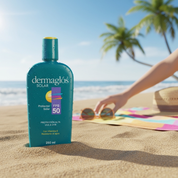 Protector Solar Dermaglos Factor 50 250ml - Imagen 2