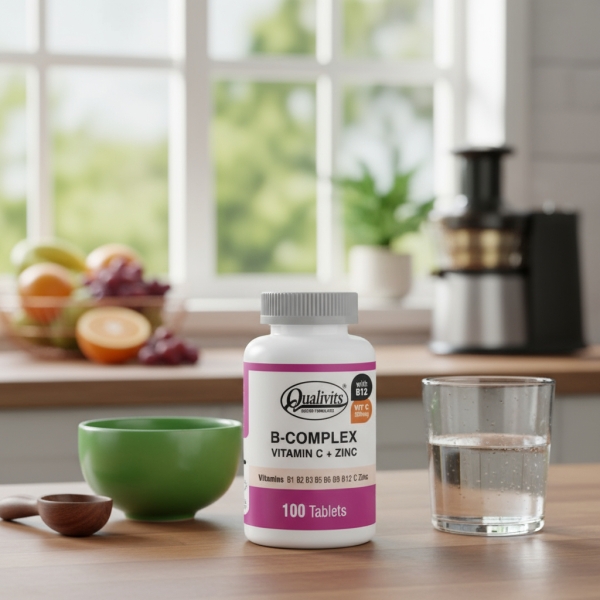Qualivits B-complex Vitamina C + Zinc X 100 Tabletas - Imagen 2