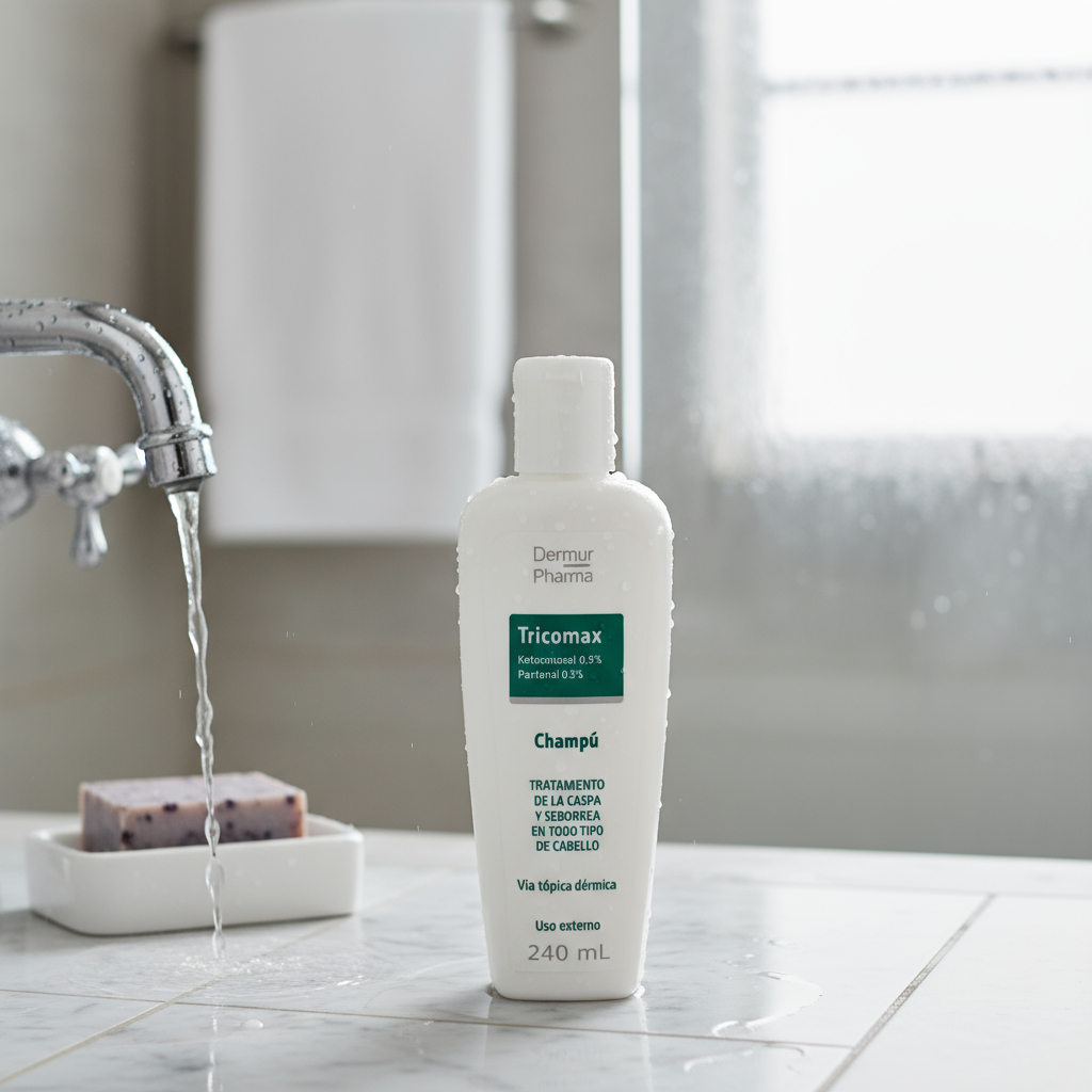Shampoo tricomax 240 Ml Anticaspa Antiseborrea - Imagen 2