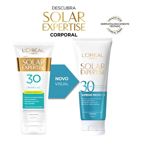Protector Solar Corporal Fps 30 De L'oréal Paris, 200 G - Imagen 2