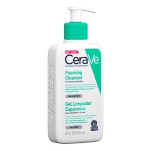 Gel Limpiador Cerave Espumoso Piel Normal A Grasa 236 Ml