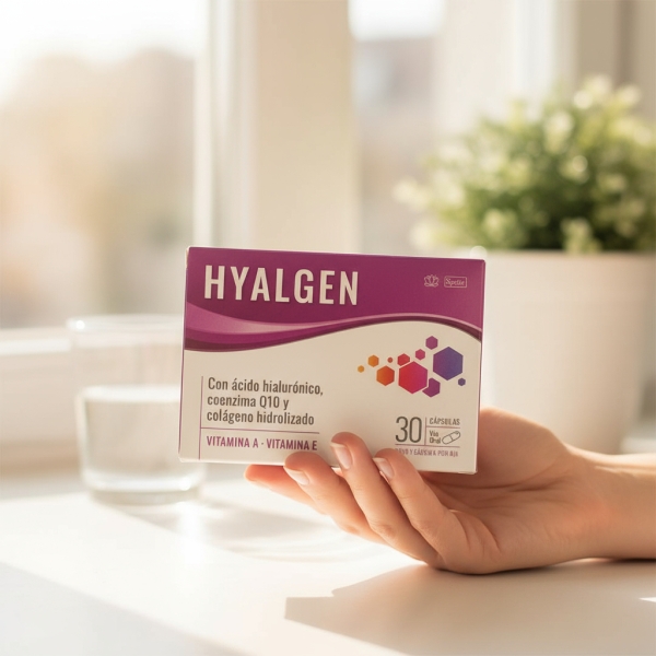 Hyalgen X 30 Caps Acido Hialuronico, Q10,colageno - Imagen 3