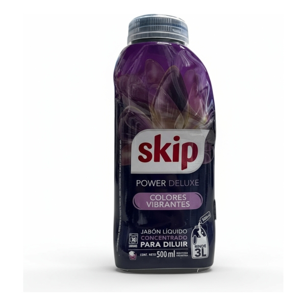 Jabon Liquido Concentrado Skip Power Deluxe 500ml Rinde 3l - Imagen 3