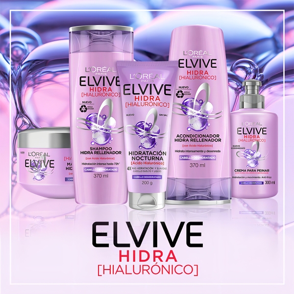 Shampoo Elvive Hidra Hialurónico X370ml - Imagen 9