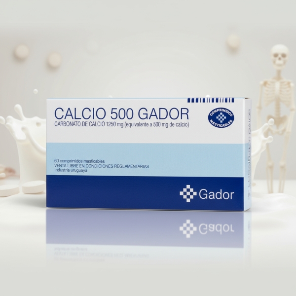 Calcio 500 Mg Masticables X 60 Comprimidos - Imagen 3