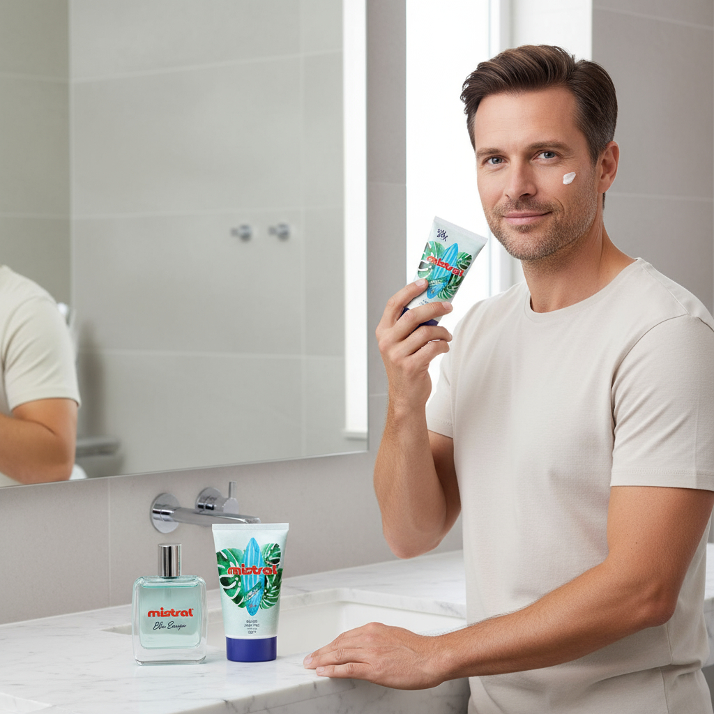 Pack Mistral Blue Escape 50ml + After Shave Hidratante - Imagen 3