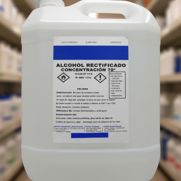 Alcohol Rectificado 70º Bidòn 10litros - Imagen 3