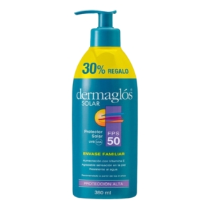 Protector Solar Dermaglos Factor 50 Envase Familiar