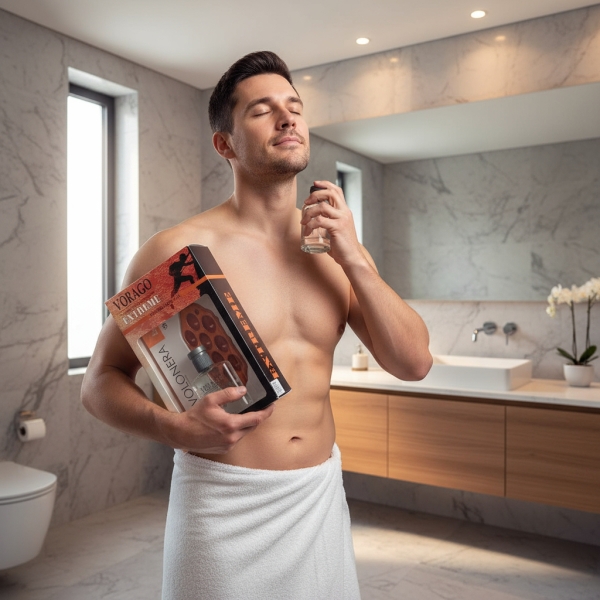Perfume Vorago Hombre 50ml + Provolonera De Regalo - Imagen 3