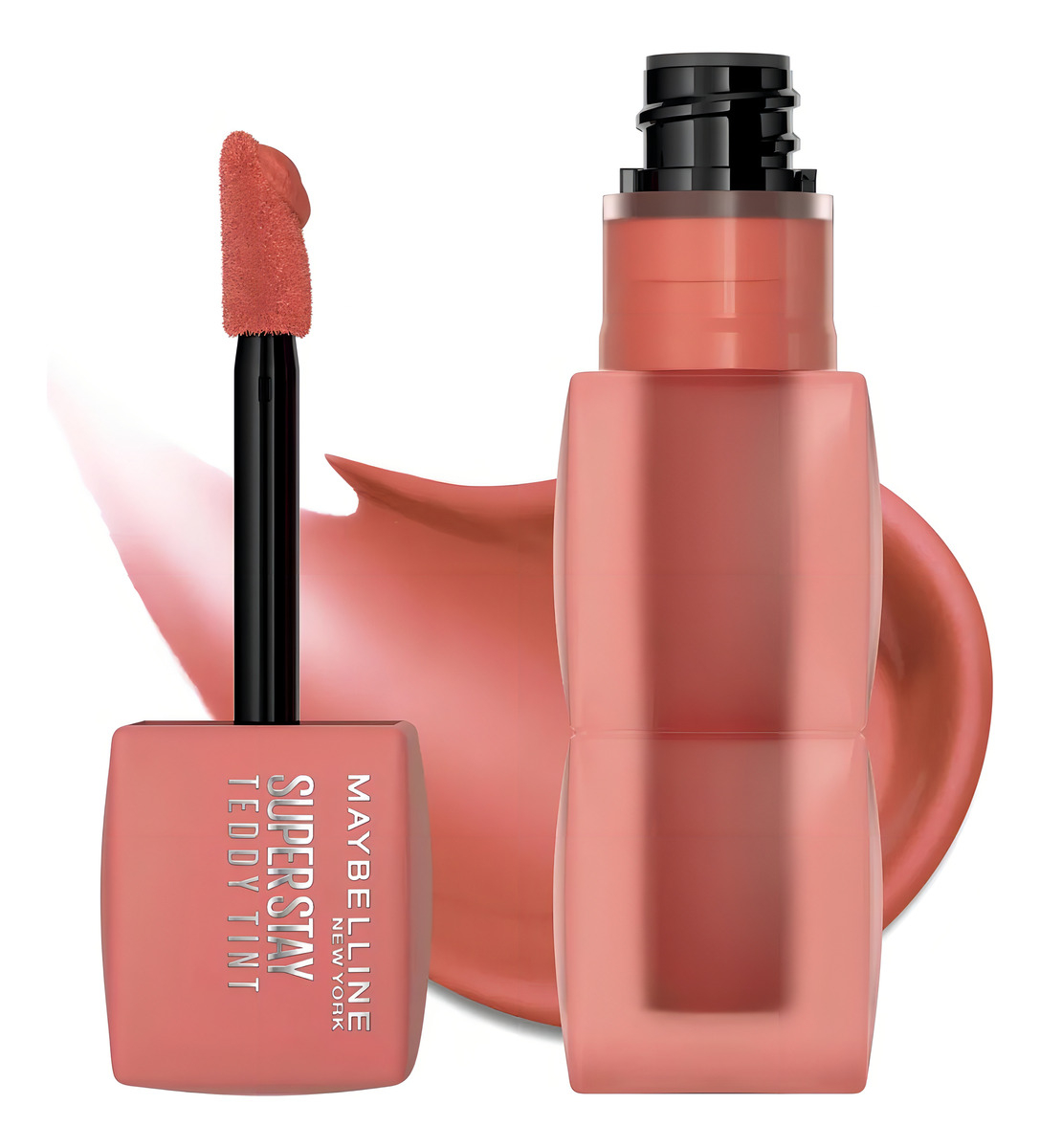 Labial Líquido Maybelline Super Sray Teddy Tint Mate Color N15 Skinny Dip - Imagen 2