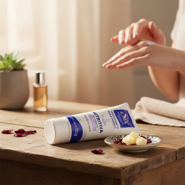 Crema Six Nutritiva Para Piel Seca Con Manteca De Karite 80g - Imagen 2