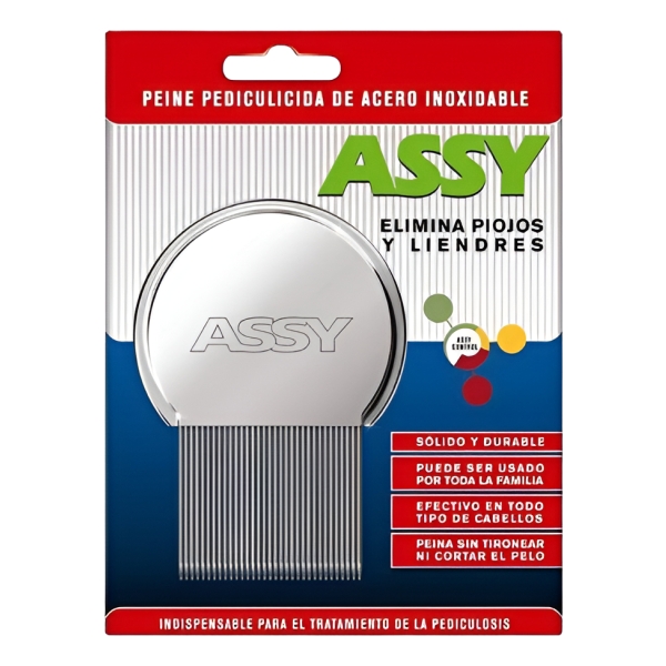 Assy Peine Clasico Para Piojos De Metal