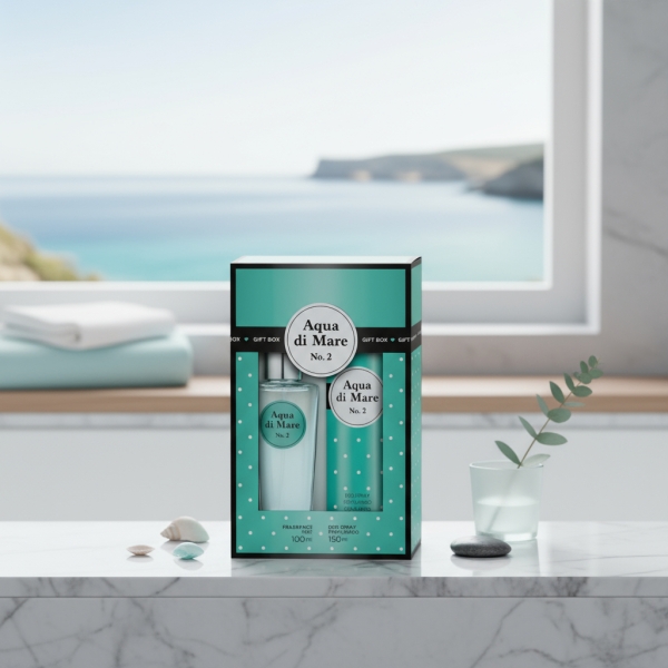 Set Aqua Di Mare Perfume Edt 100 Ml + Deo Spry 150 Ml No2 - Imagen 2