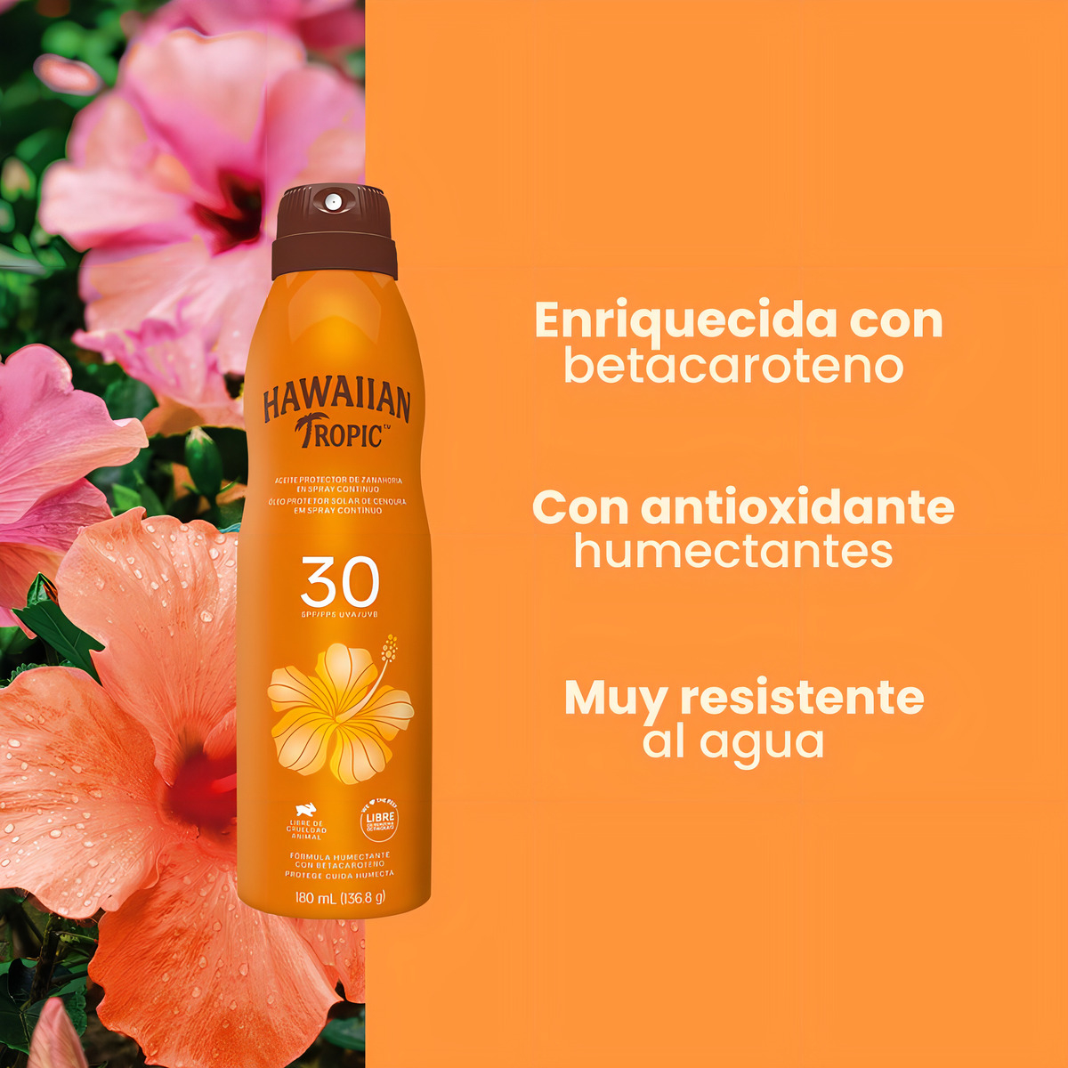 Hawaiian Tropic(R) Zanahoria F30 | 180ml - Imagen 3