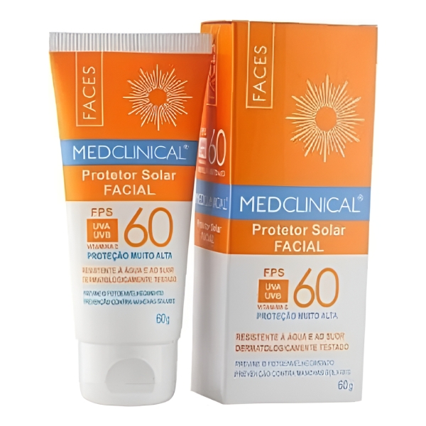 Protector Solar Facial Factor 60 Medclinical 60gramos