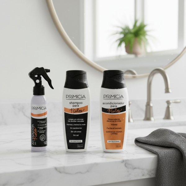 Primicia Pack Rulos Shampoo + Acondicionador + Activador - Imagen 2