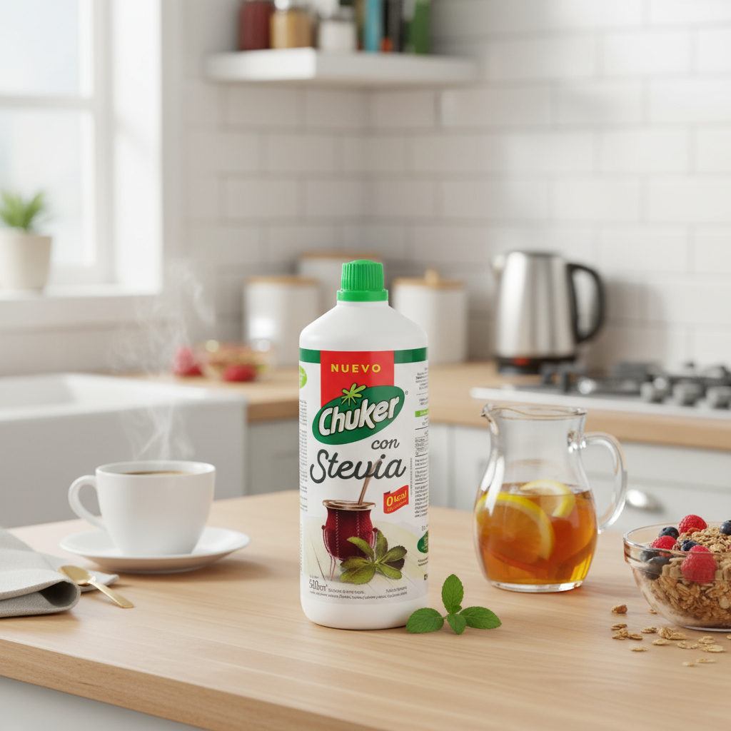 Chuker Edulcorante Liquido Con Stevia 500ml - Imagen 2