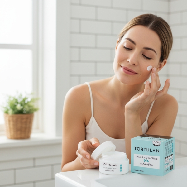 Crema Hidratante Día Con Filtro Solar Tortulan 110ml - Imagen 3