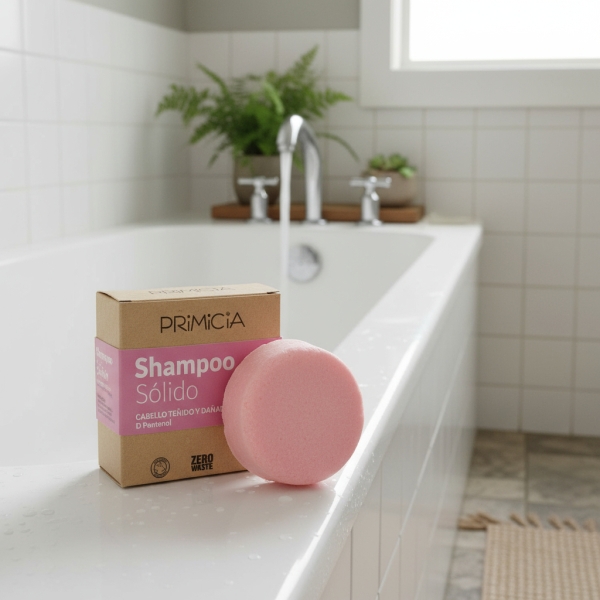 Shampoo Sòlido Primicia Para Cabello Teñido O Dañado 50g - Imagen 2