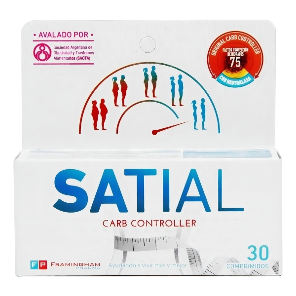 Suplemento En Comprimidos Framingham Pharma Satial Carb Controller Faseolamina Estandarizada En Caja 30 Un - Imagen 2