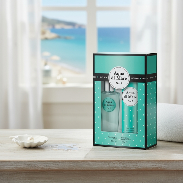 Set Aqua Di Mare Perfume Edt 100 Ml + Deo Spry 150 Ml No2 - Imagen 3