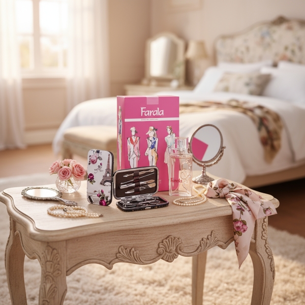 Perfume Farala 50ml + Set Manicure - Imagen 2